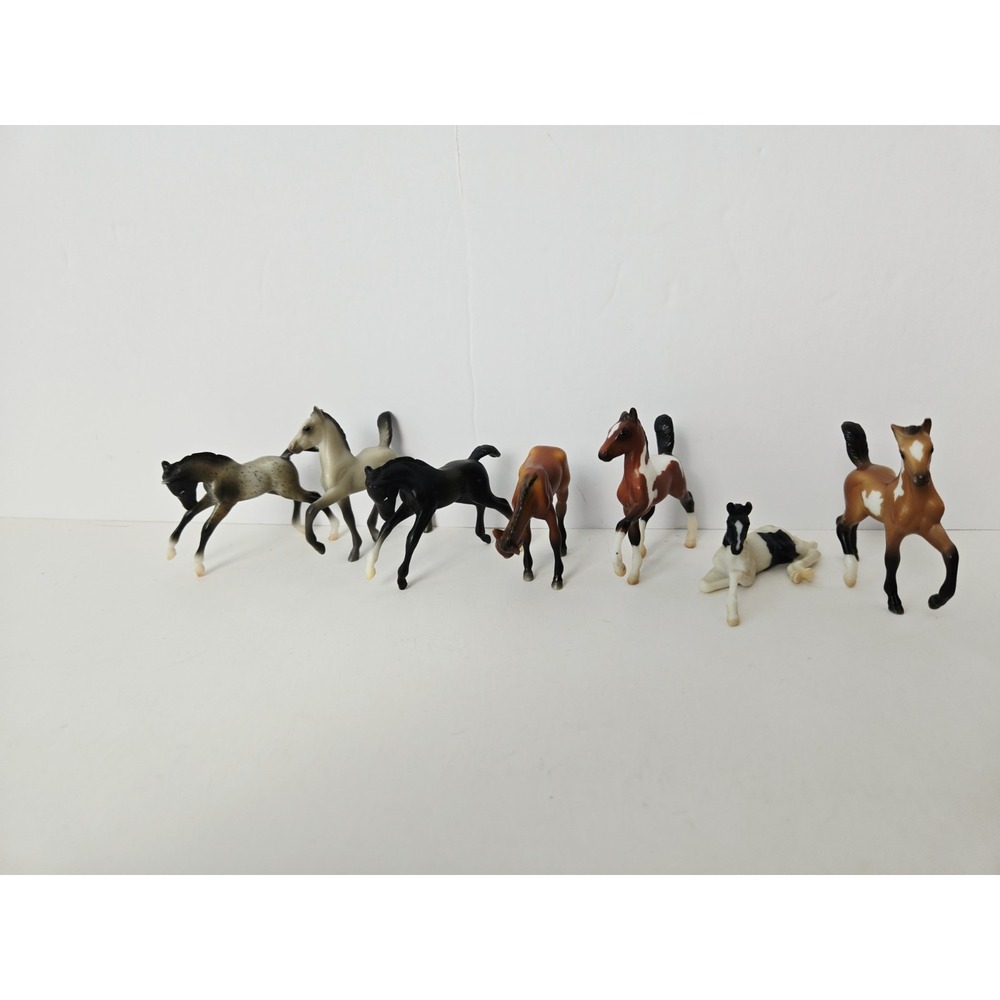 Breyer Model Horse stablemate lot foal scrambling trotting lying
